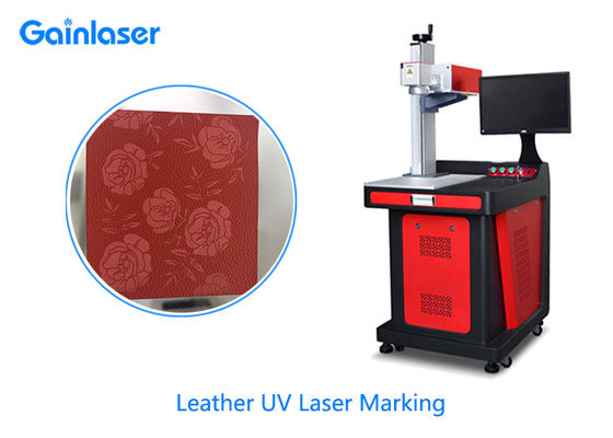 355nm 5W UV Laser Marker Water Cool for Ceramic , Plastic , Glass , Metal , Leather